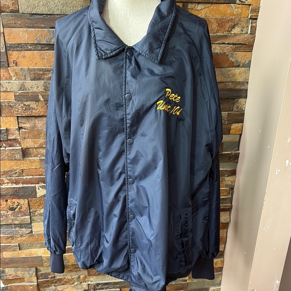 Vintage/Old School Navy Blue Truckers Jacket “Pete”